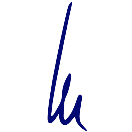 Blaues M